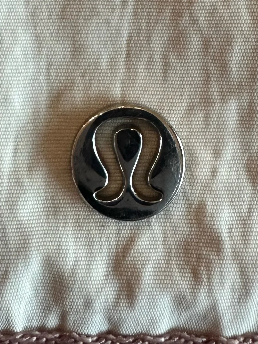 lululemon athletica Cream, Taupe & Gray Compact Card Holder